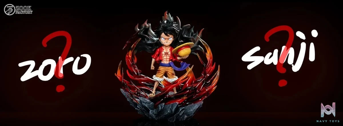 ZOOK FACTORY Studio - One Piece Straw Hat Pirates 1 Luffy resin statue Navy Toys anime figure