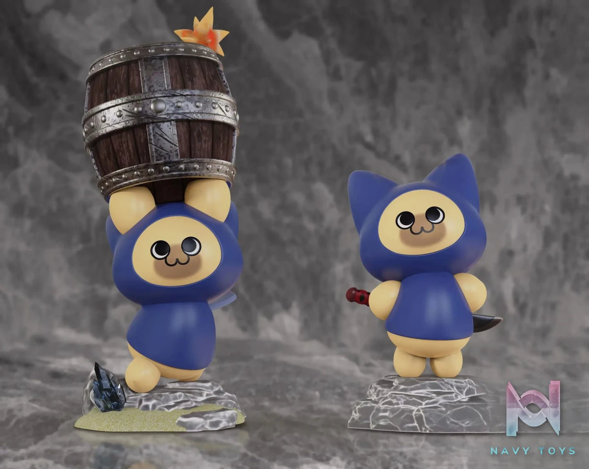 FeiMaoYingRi Studio – Monster Hunter Rise Felyne : CAT use Barrel Bomb