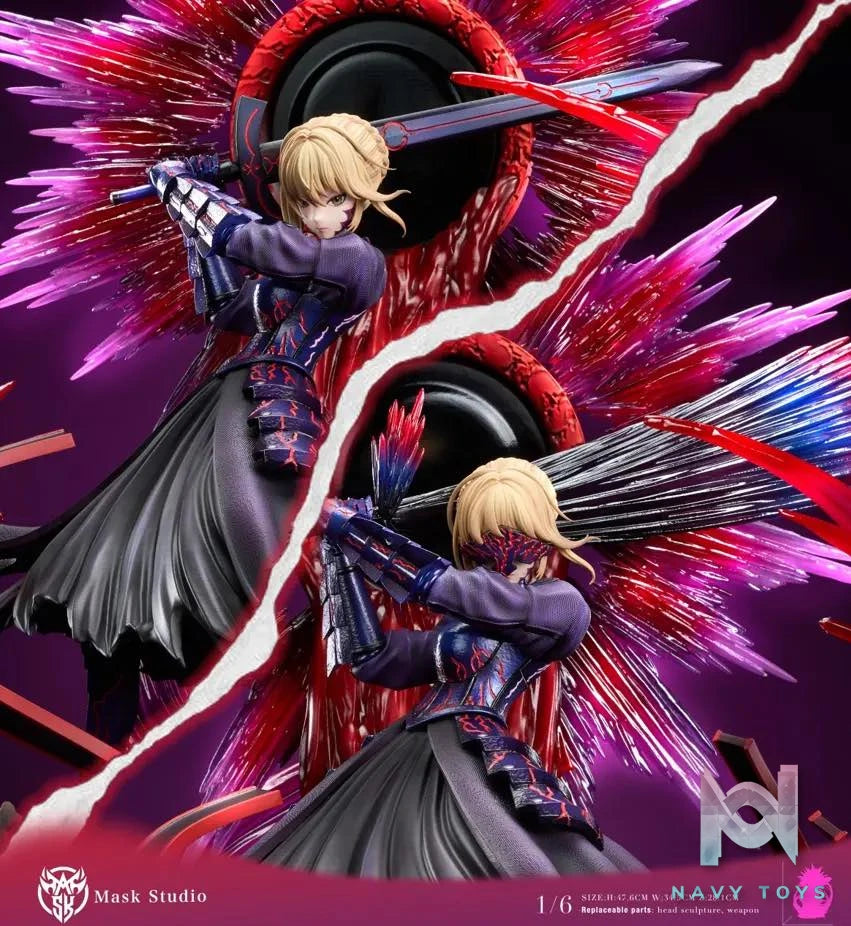Saber Alter resin statue mask studio anime figure