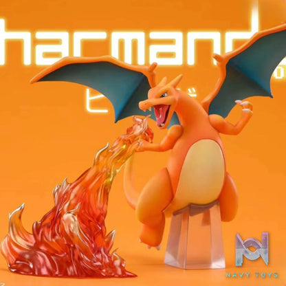 MG Studio – Pokémon Charizard Evolution Set Charmander & Charmeleon & Charizard
