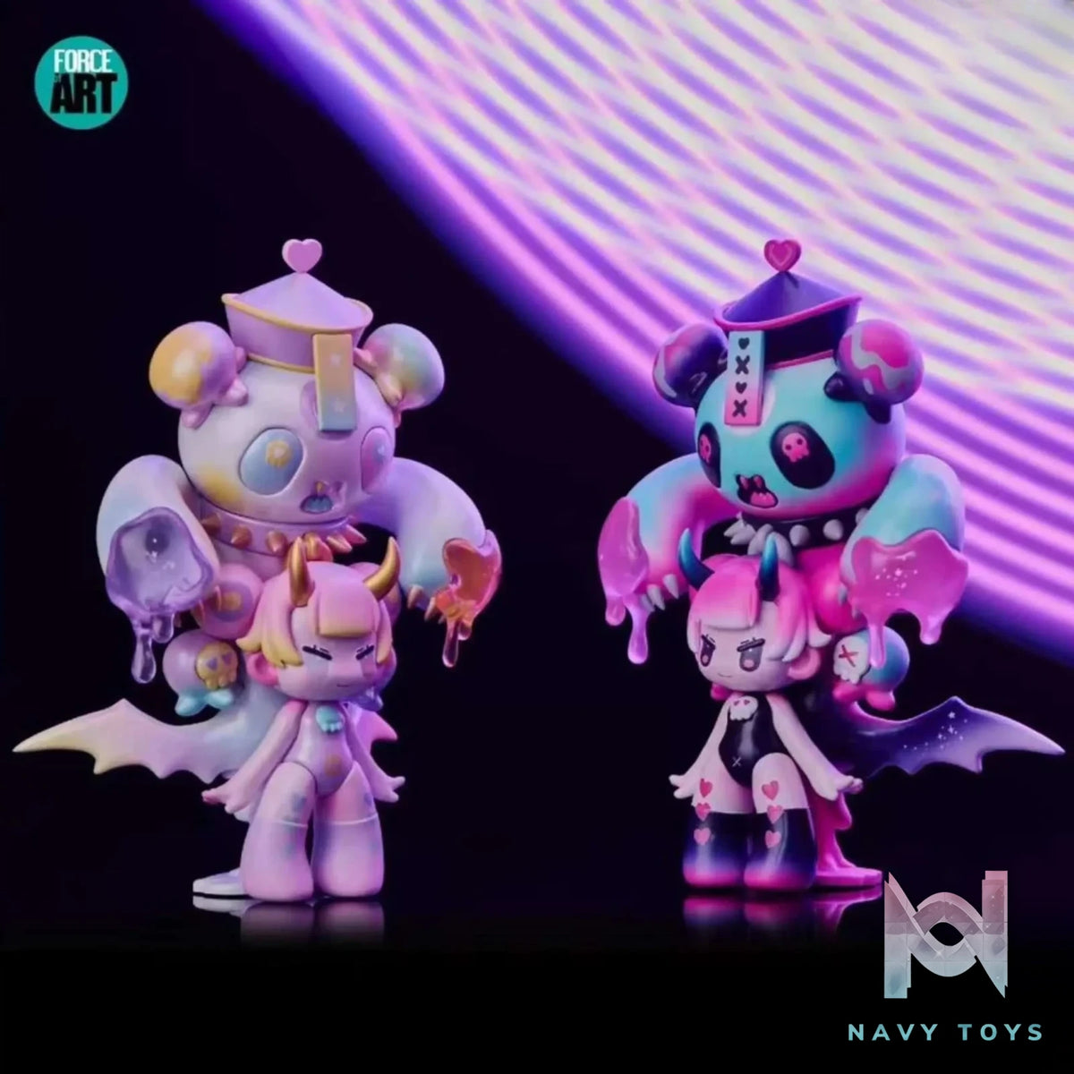 Force art Studio – Cherry Zombie & Zombie Panda