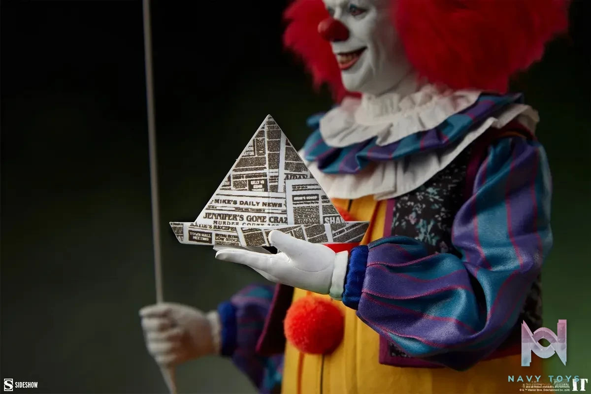 Sideshow Collectibles – It (1990) Pennywise 1/6 Scale Action Figure 100479 (Licensed)