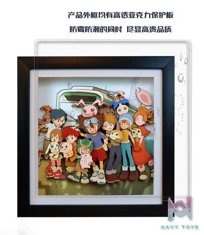 KALA HOME Studio – Digimon Multiple Characters #02 3D Decorative Painting Digimon