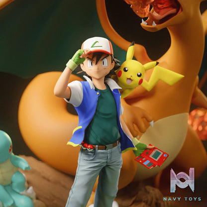 Black Swan Collectibles – Pokémon Ash Diorama & Red Diorama