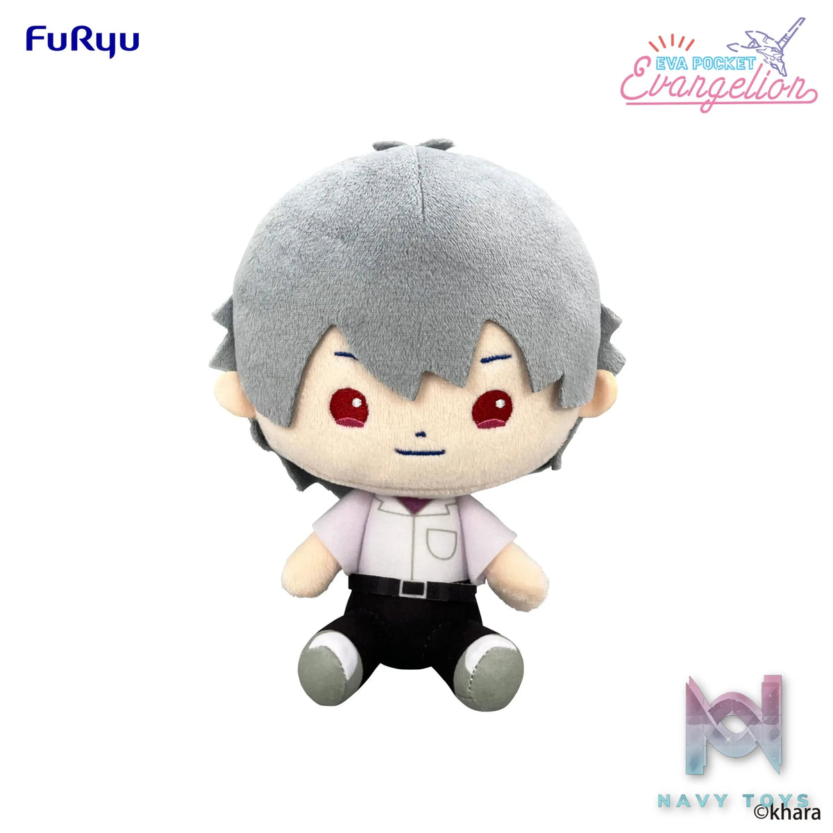 FURYU – EVA POCKET Plush Toy Shinji & Kaworu & Penpen (Licensed)