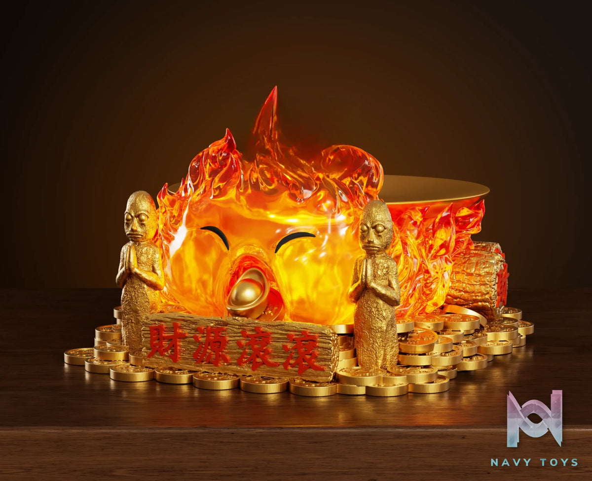 WAWA Studio – Lucky Series Lucky Calcifer Tray Howl’s Moving Castle