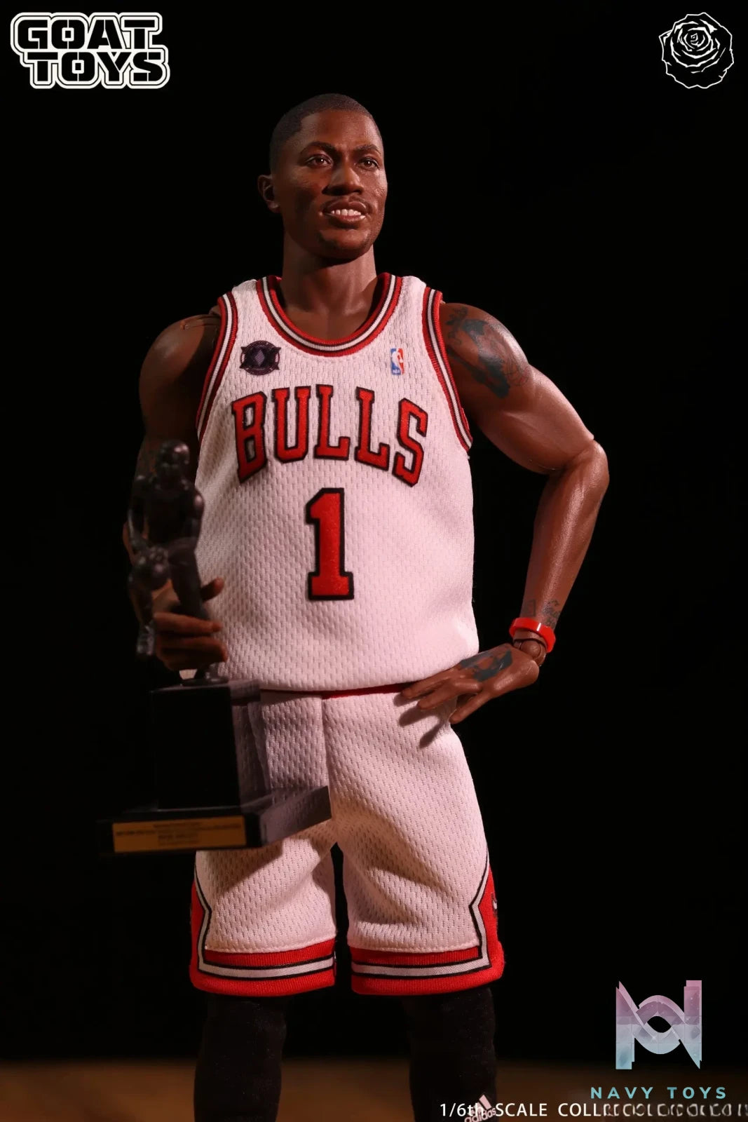 Goat Toys Studio – NBA Chicago Bulls Rose MVP Set