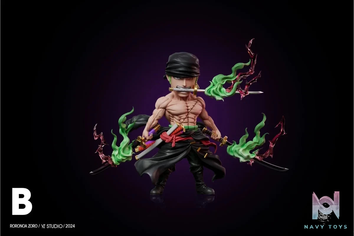 YZ Studio - One Piece Onigashima Decisive Battle Series 16 Enma Roronoa Zoro resin statue Navy Toys anime figure