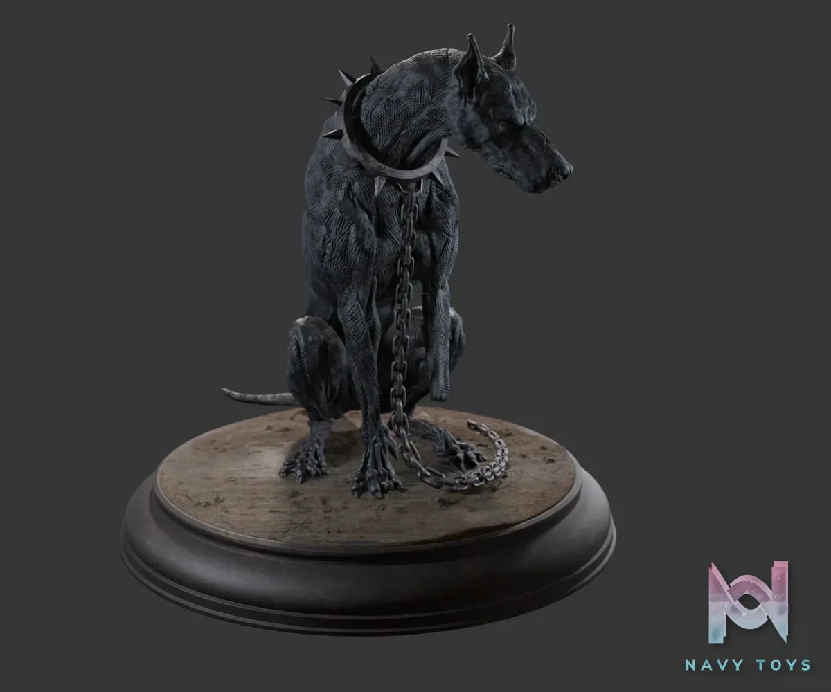 Black dog pulling coffin of Casca - Berserk - BIHS Studio resin statue Navy Toys anime figure