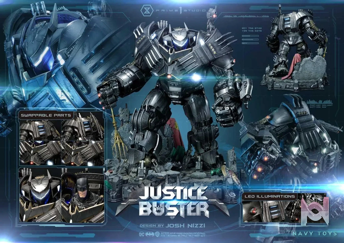 Prime 1 Studio – DC Justice League (Comics) Justice Buster UMMDC-03 & UMMDC-03UTS (Licensed)