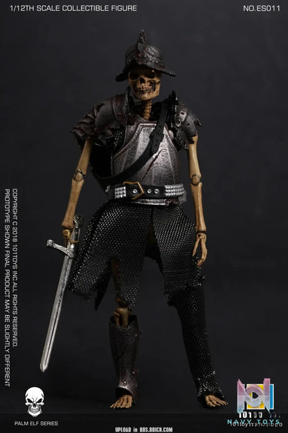 101Toys – Original 1/12 NO.ES010 PALM ELF SERIES- Skeleton Medieval Knight (Licensed)