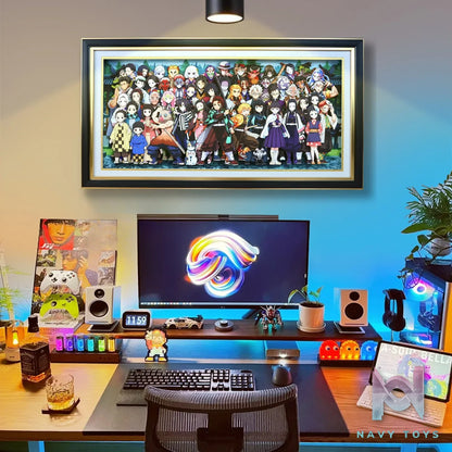 KALA HOME Studio – Demon Slayer Multiple Characters #08 3D Decorative Painting Demon Slayer