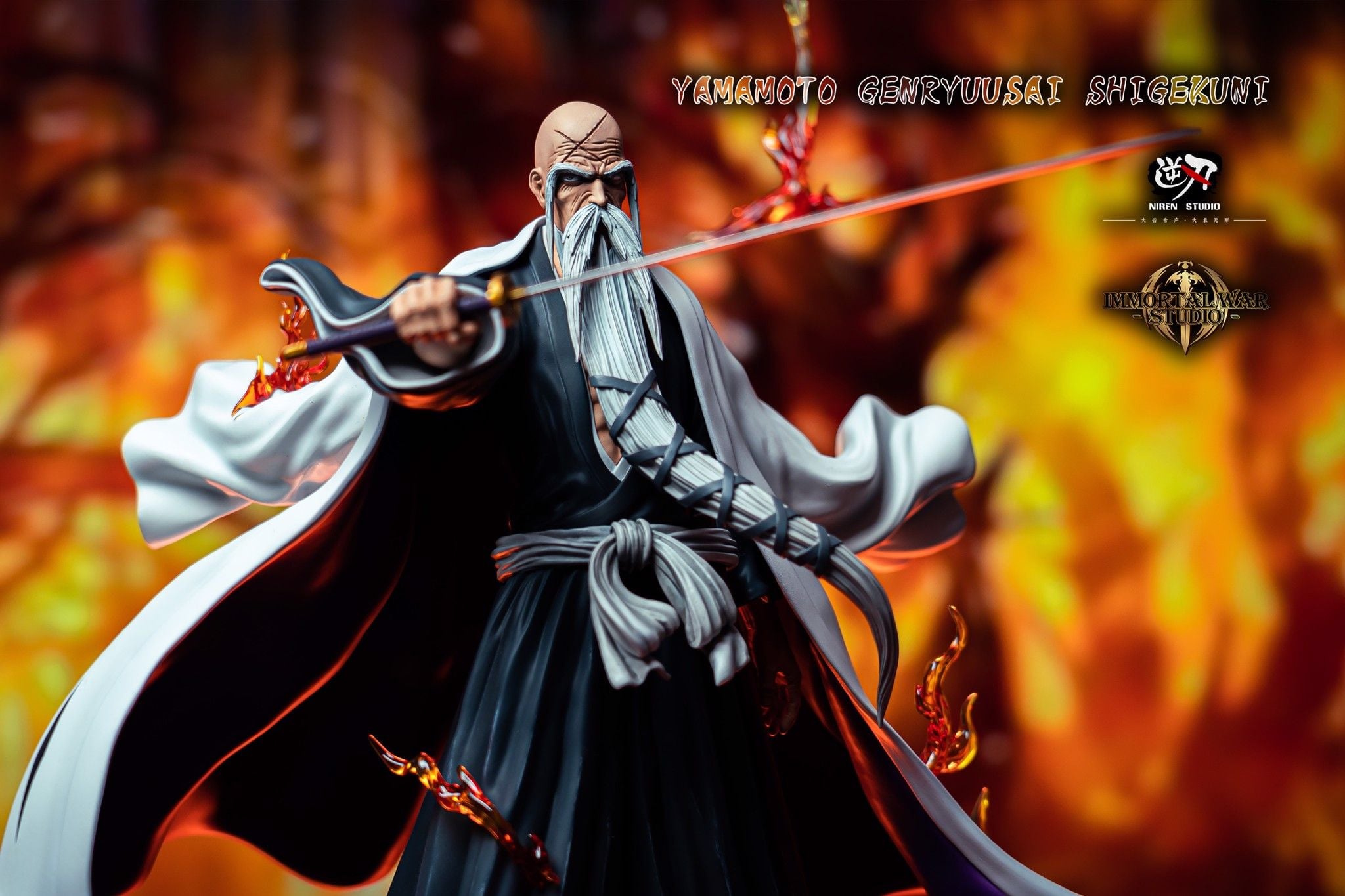 Yamamoto Genryusai Shigekuni - Bleach - I.W x Niren Studio resin statue IW Studio x Nien Studio anime figure