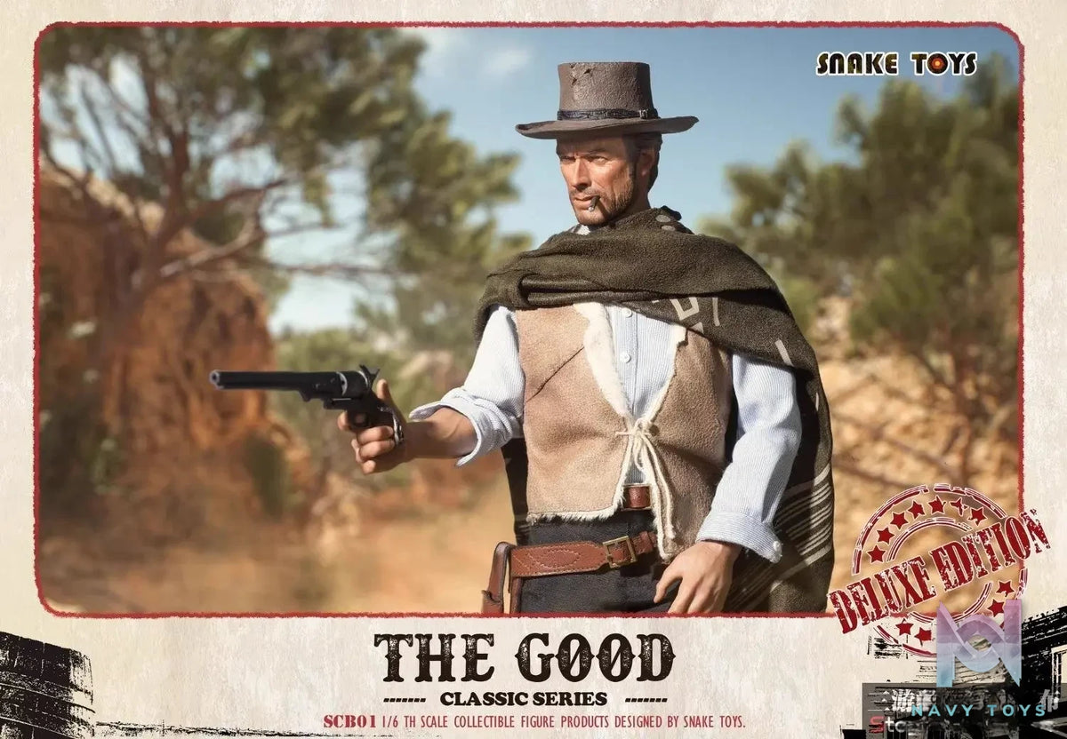 SNAKE TOYS – 1/6 Western Cowboy THE GOOD SCB01 Action Figure (Licensed)