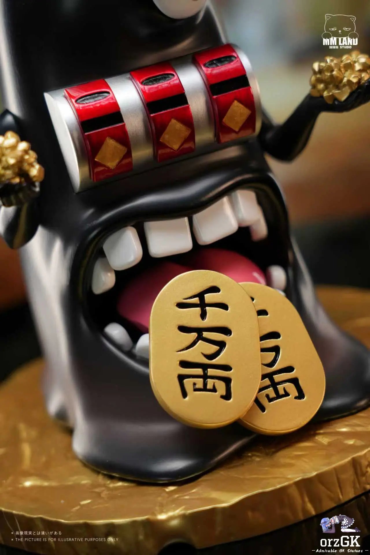MMLAND Studio - No - Face with a Money - Spitting Machine Spirited Away resin statue Navy Toys anime figure