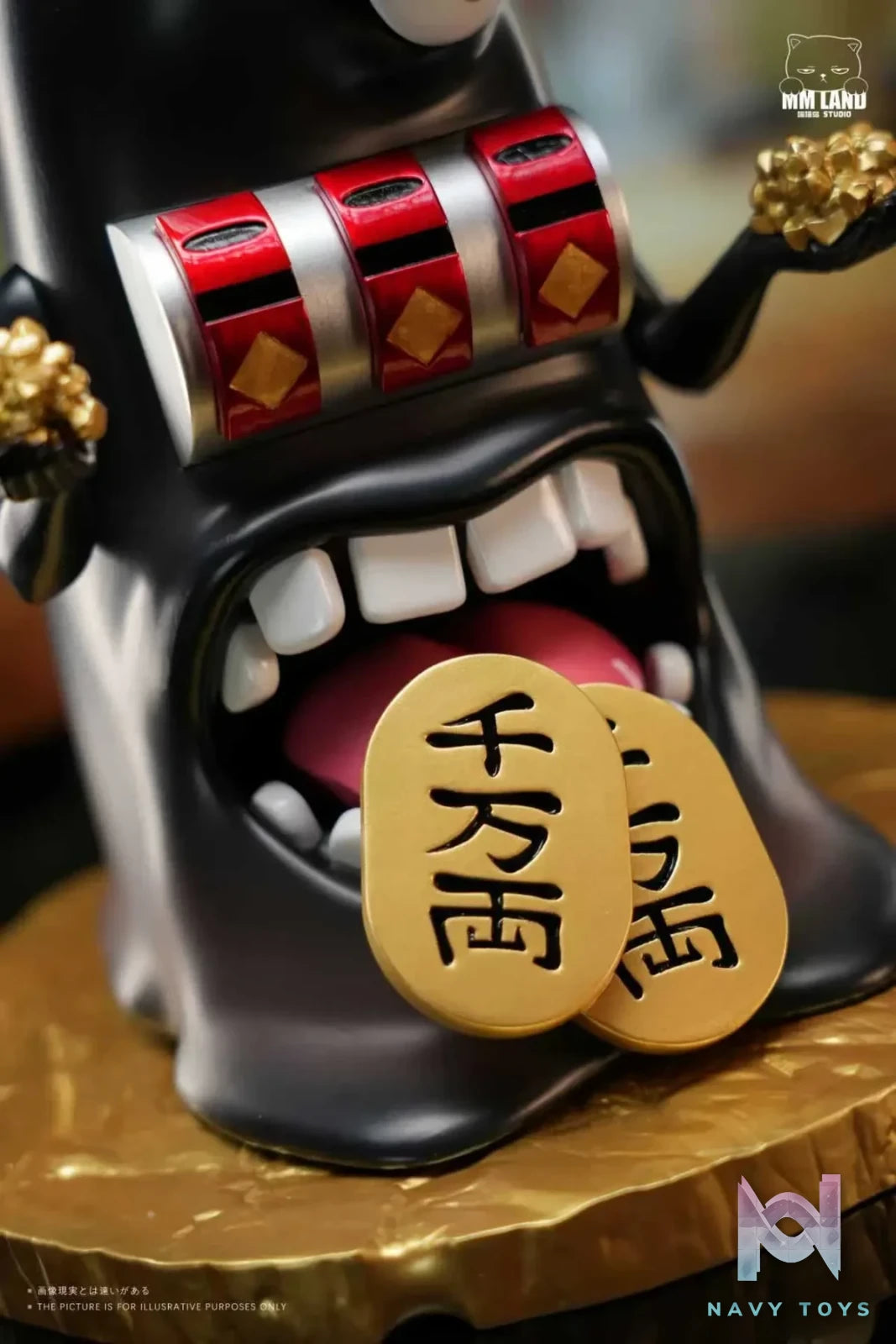MMLAND Studio - No - Face with a Money - Spitting Machine Spirited Away resin statue Navy Toys anime figure