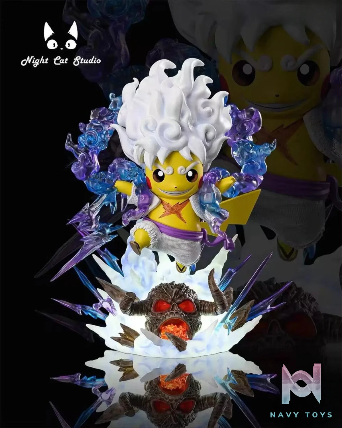 Night Cat Studio -Pokemon Nika Luffy Pikachu