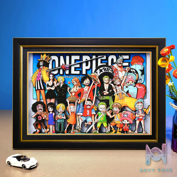 Yu Zhi Jiang Studio – One Piece Multiple Characters Series #4 3D Decorative Painting One Piece