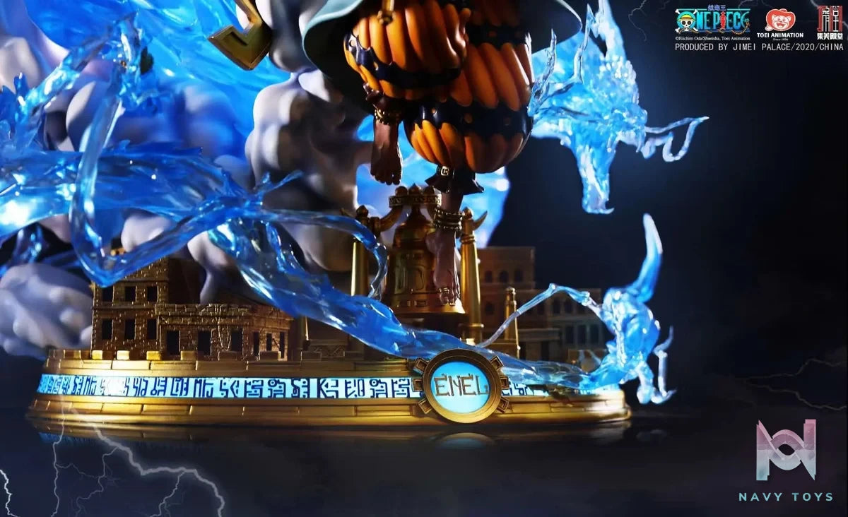 Jimei Palace Studio - One Piece Thunder God Enel (Licensed) resin statue Navy Toys anime figure