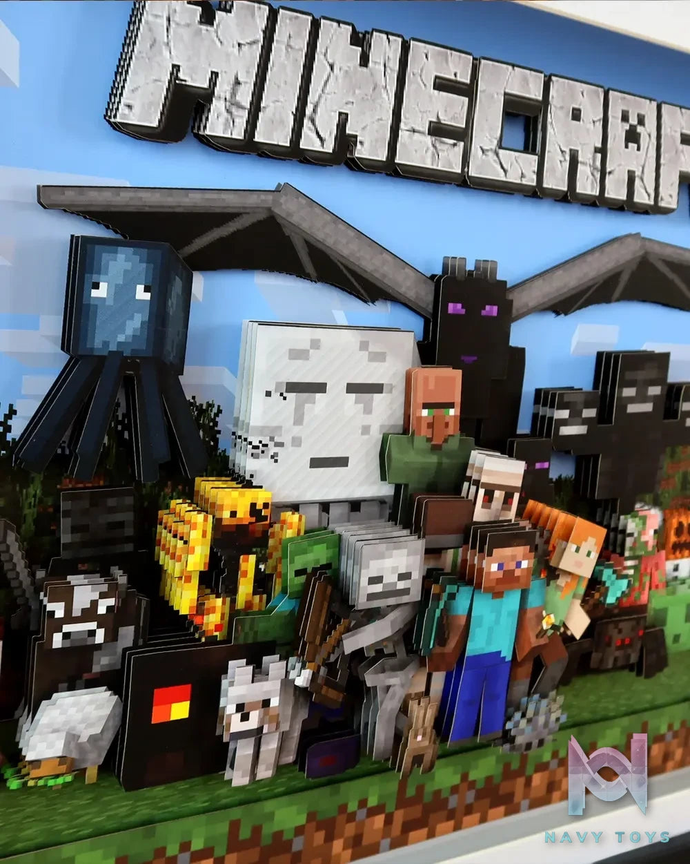 KALA HOME Studio – Minecraft Multiple Characters 3D Decorative Painting Minecraft