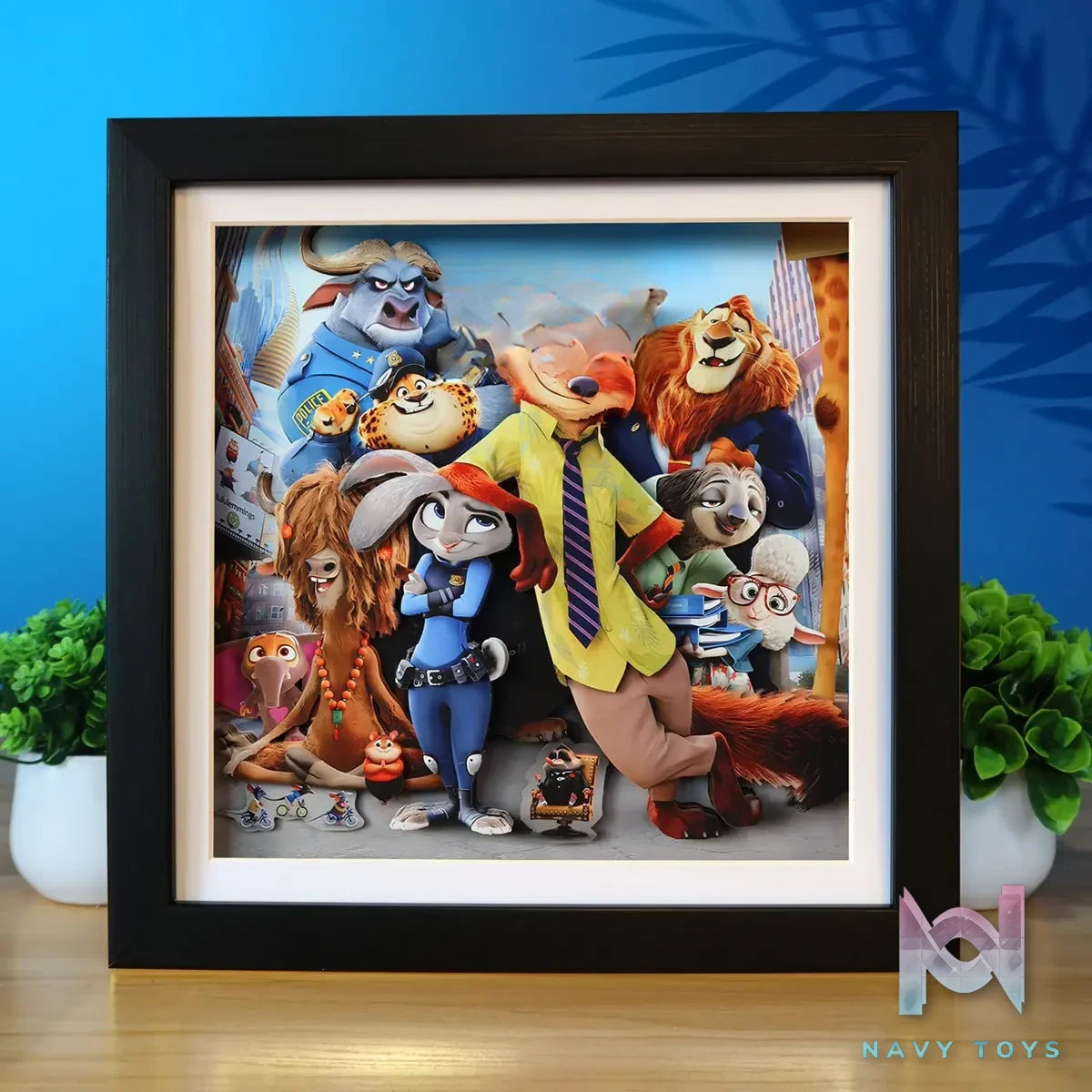 KALA HOME Studio – Zootopia Multiple Characters 3Decorative Painting Zootopia