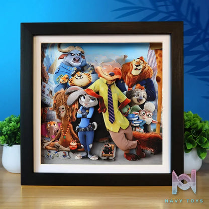 KALA HOME Studio – Zootopia Multiple Characters 3Decorative Painting Zootopia