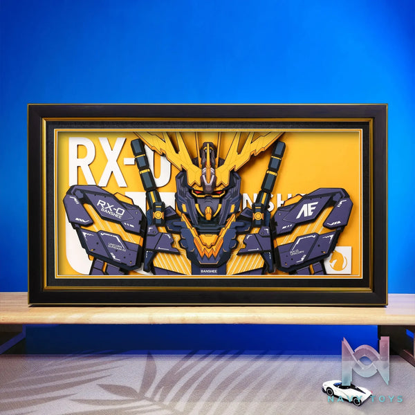 Yu Zhi Jiang Studio – Banshee 3D Decorative Painting Gundam