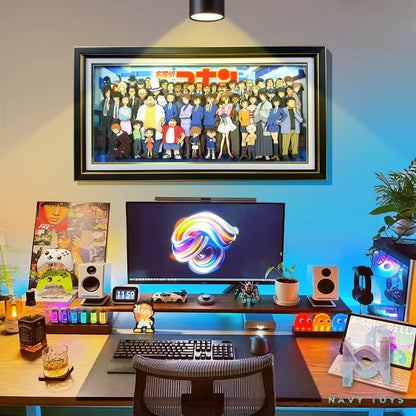 KALA HOME Studio – Detective Conan Multiple Characters #04 3D Decorative Painting Detective Conan