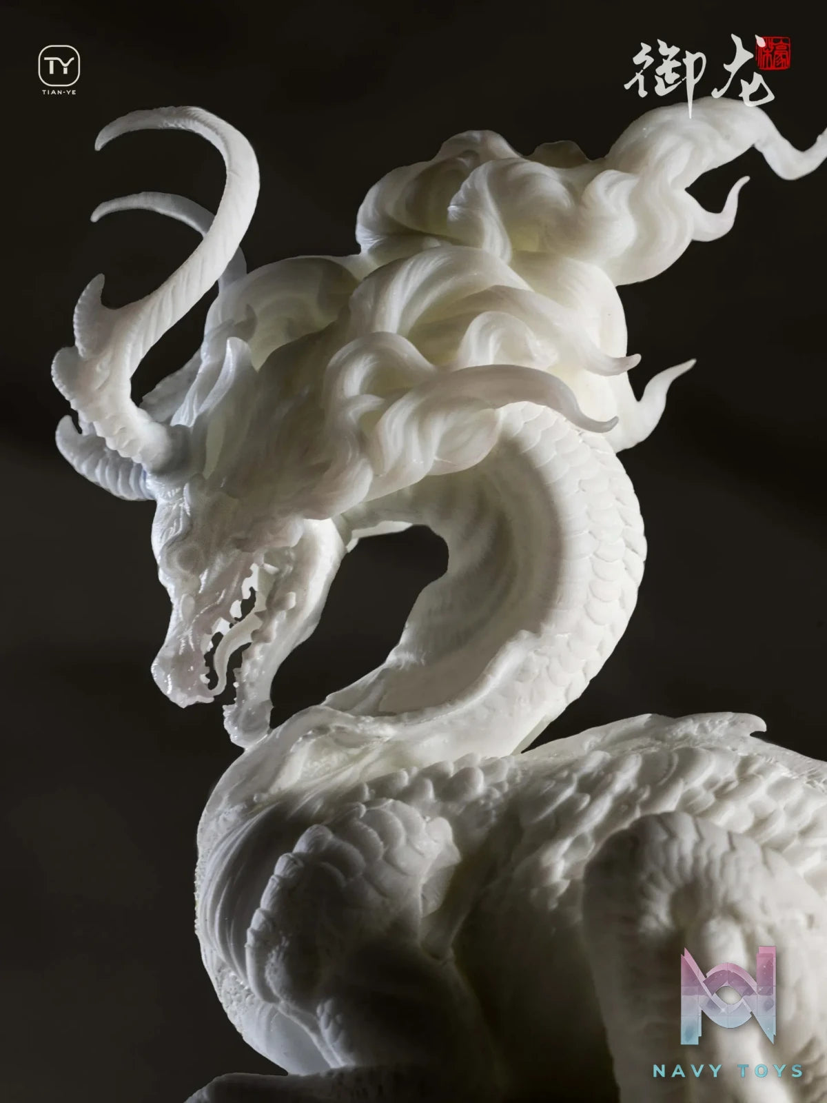 Tian Ye Studio – Original Dragon Seal·loong White Mold (Licensed)