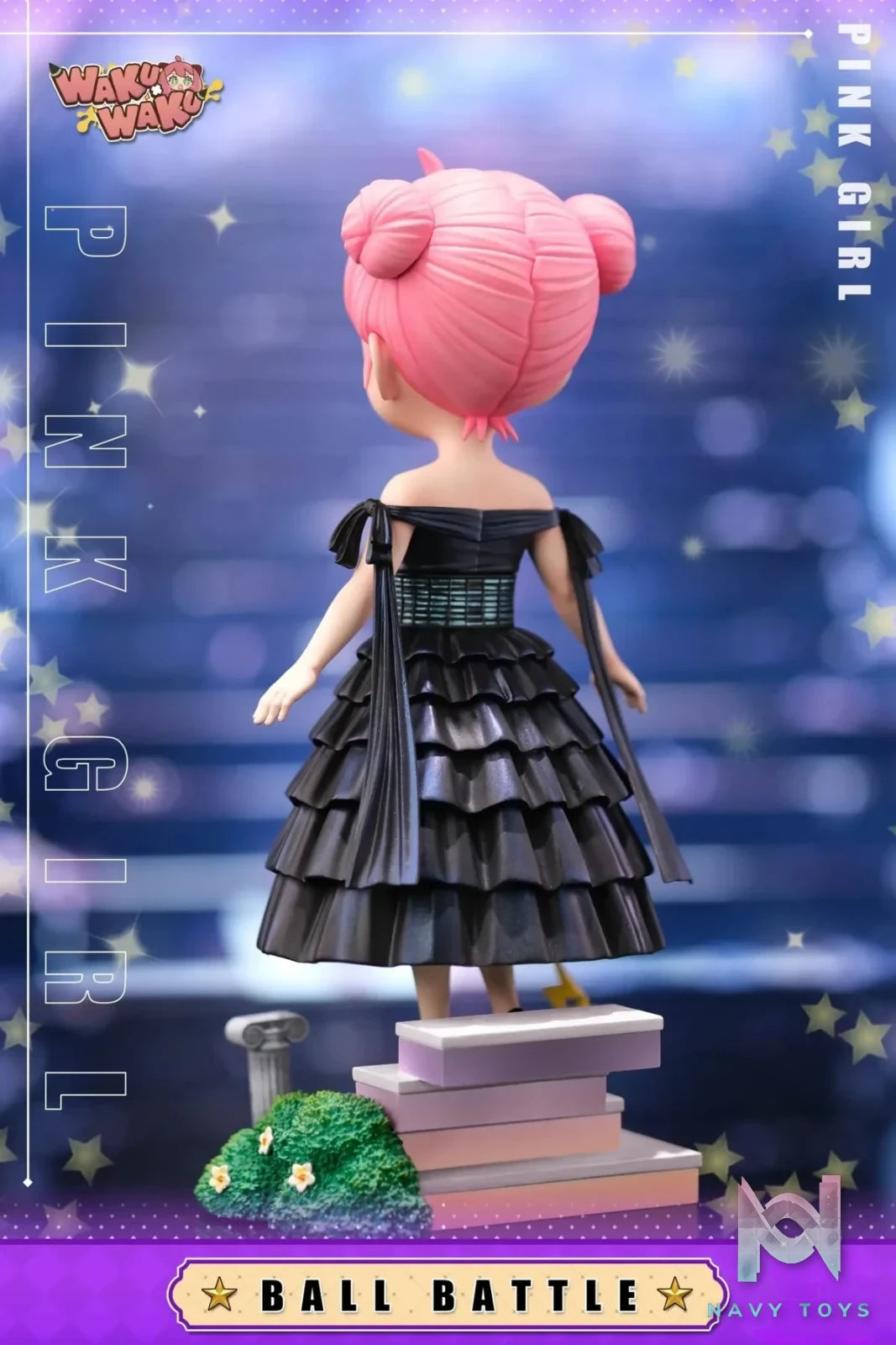 WakuWaku Studio - Spy x Family 023 Evening Gown Anya Forger resin statue Navy Toys anime figure