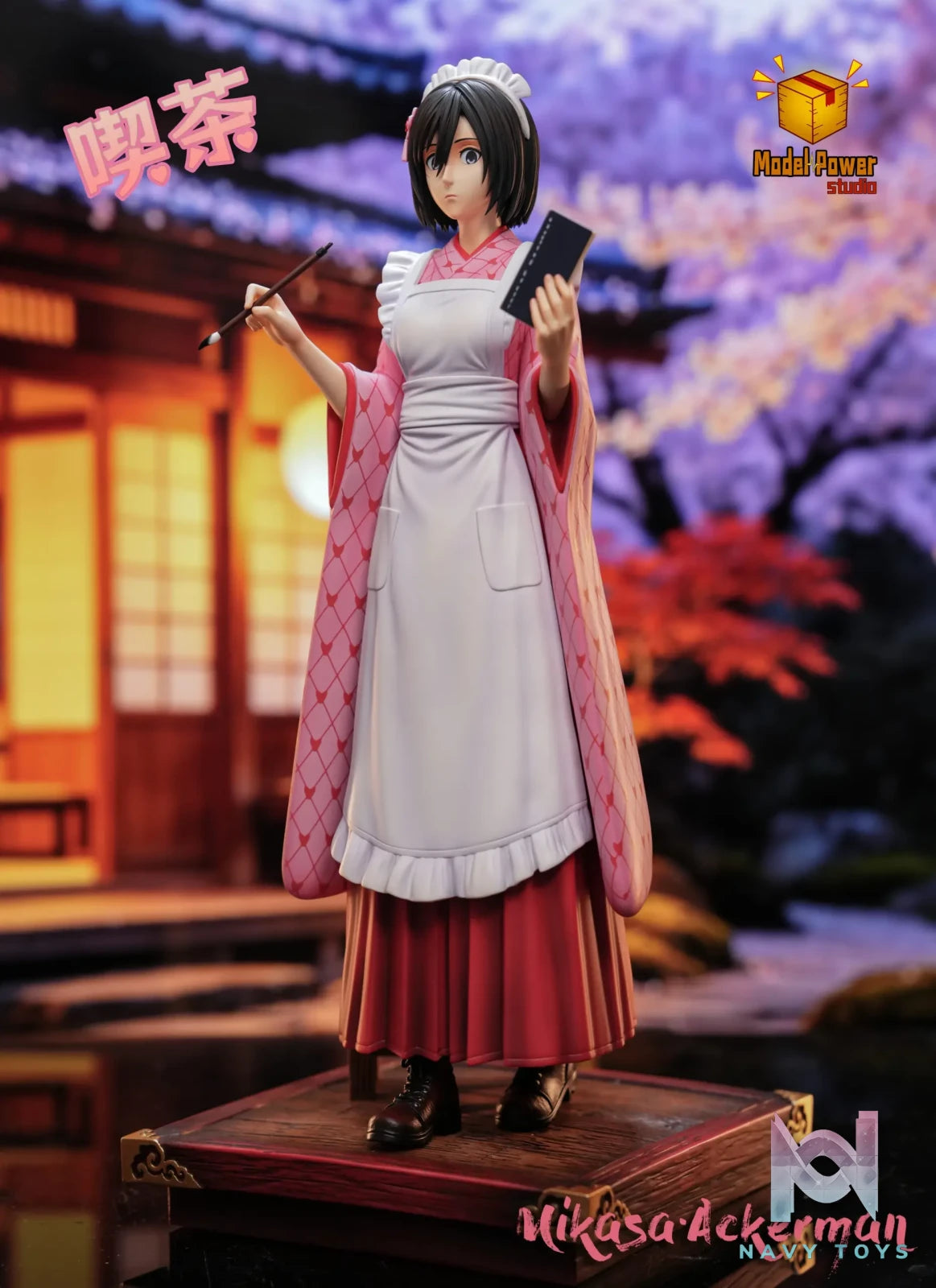 Model Power Studio – Mikasa Ackerman Cafe Attack on Titan