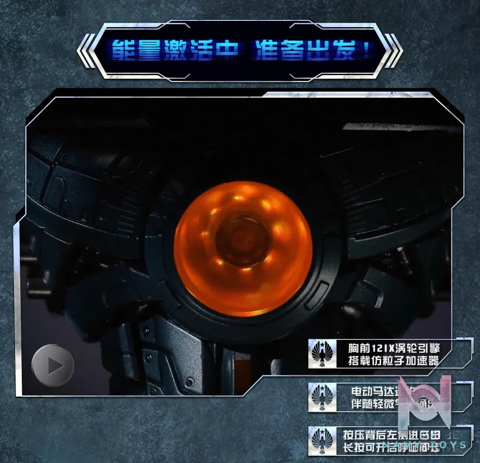 GONG Studio – Resonance Pacific Rim Danger Wanderer Diecast Action Figure (Licensed)