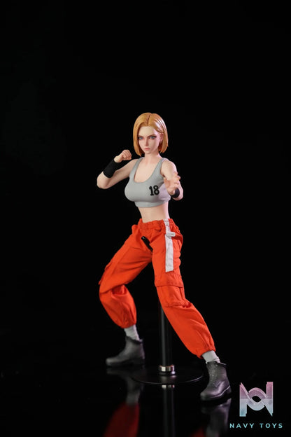 BoxQi Studio – 1/6 Android 18 Platinum Silicone Articulated Action Figure HQ03 Dragon Ball