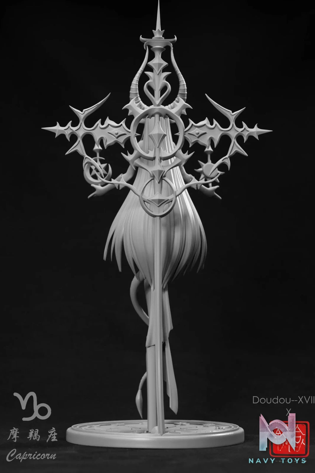Gemhoo Made Studio – Original Zodiac signs series Capricornus Unpainted Figure (Licensed)