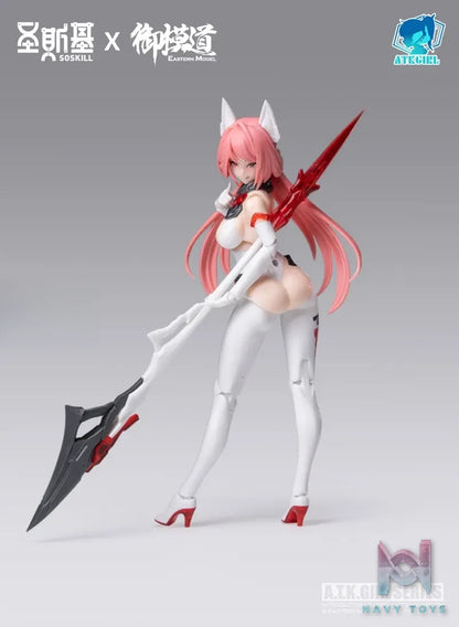 E-Model X SOSKILL – 1/12 Nine-Tailed Fox Daji Plastic Model Kit (Licensed)