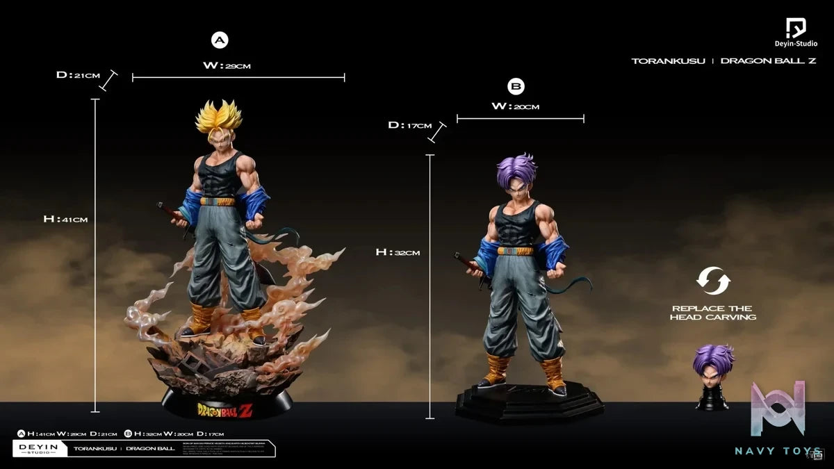 Deyin Studio - Dragon Ball Future Trunks resin statue Navy Toys anime figure