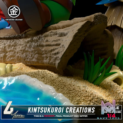 Kintsukuroi Creations Studio – The Legend of Zelda LINK AND MARIN 14 DIORAMA