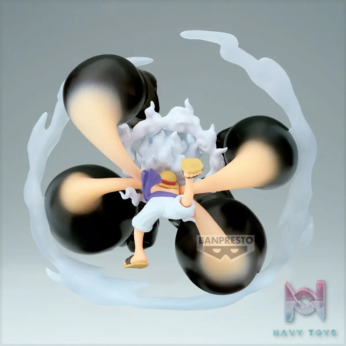 BANPRESTO – One Piece World Collectable Figure SPECIAL Monkey D. Luffy Gear 5 Rubber rubber white gun slamming (Licensed)