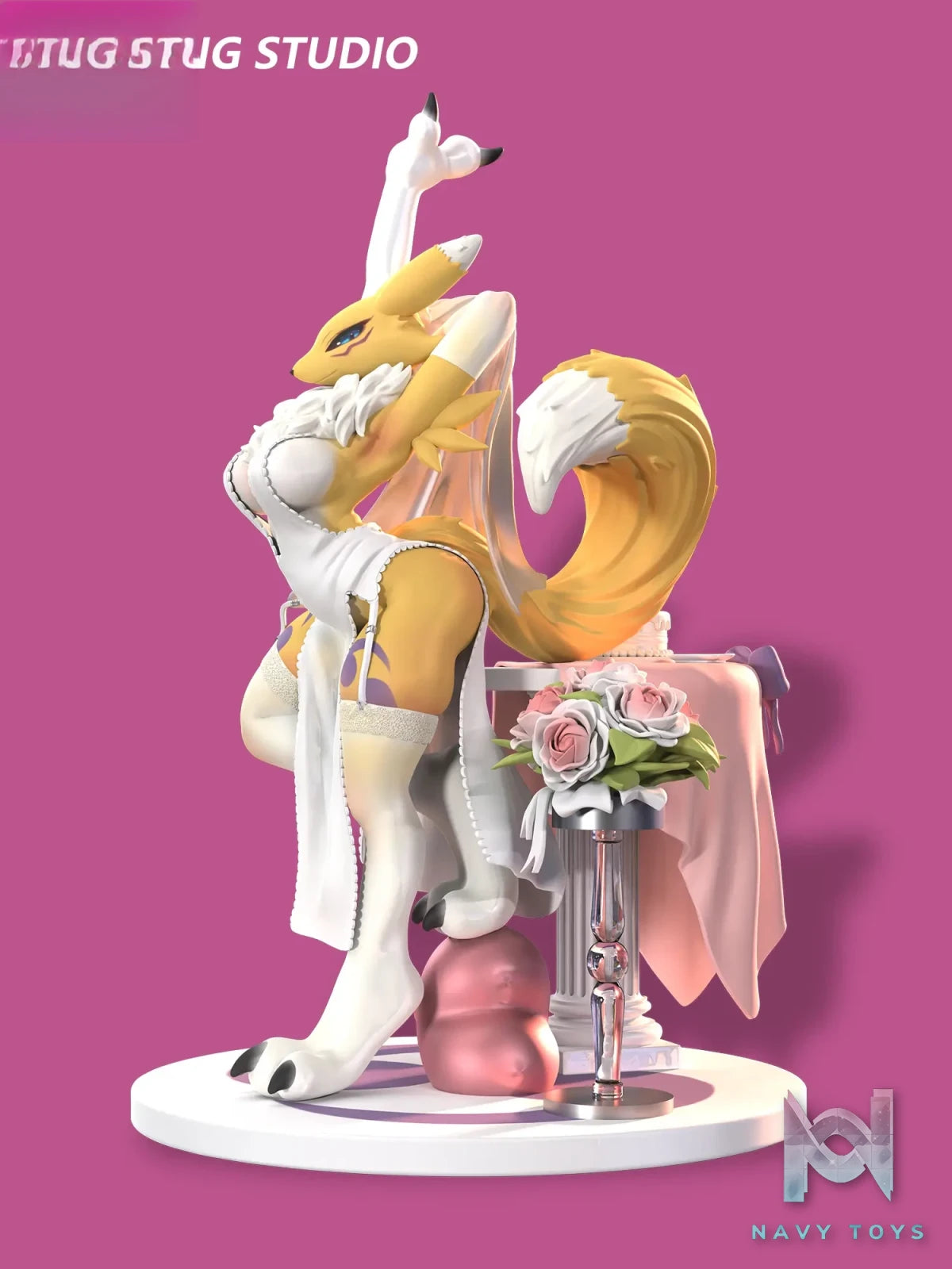 Zhu Yi Wan Jia Studio – Renamon in Wedding Dress Digimon