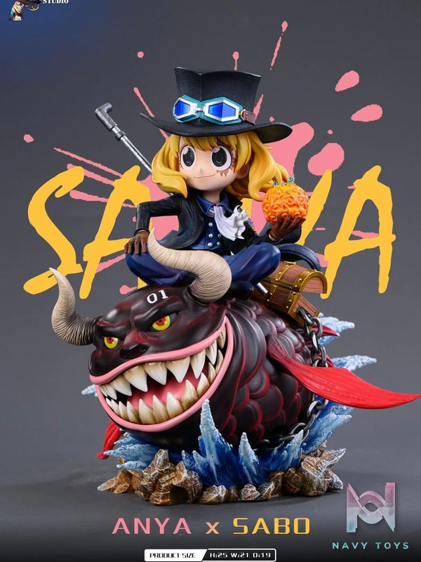 ANYA x SABO - One Piece x Spy X Family - BiuBiu Studio resin statue BiuBiu Studio anime figure