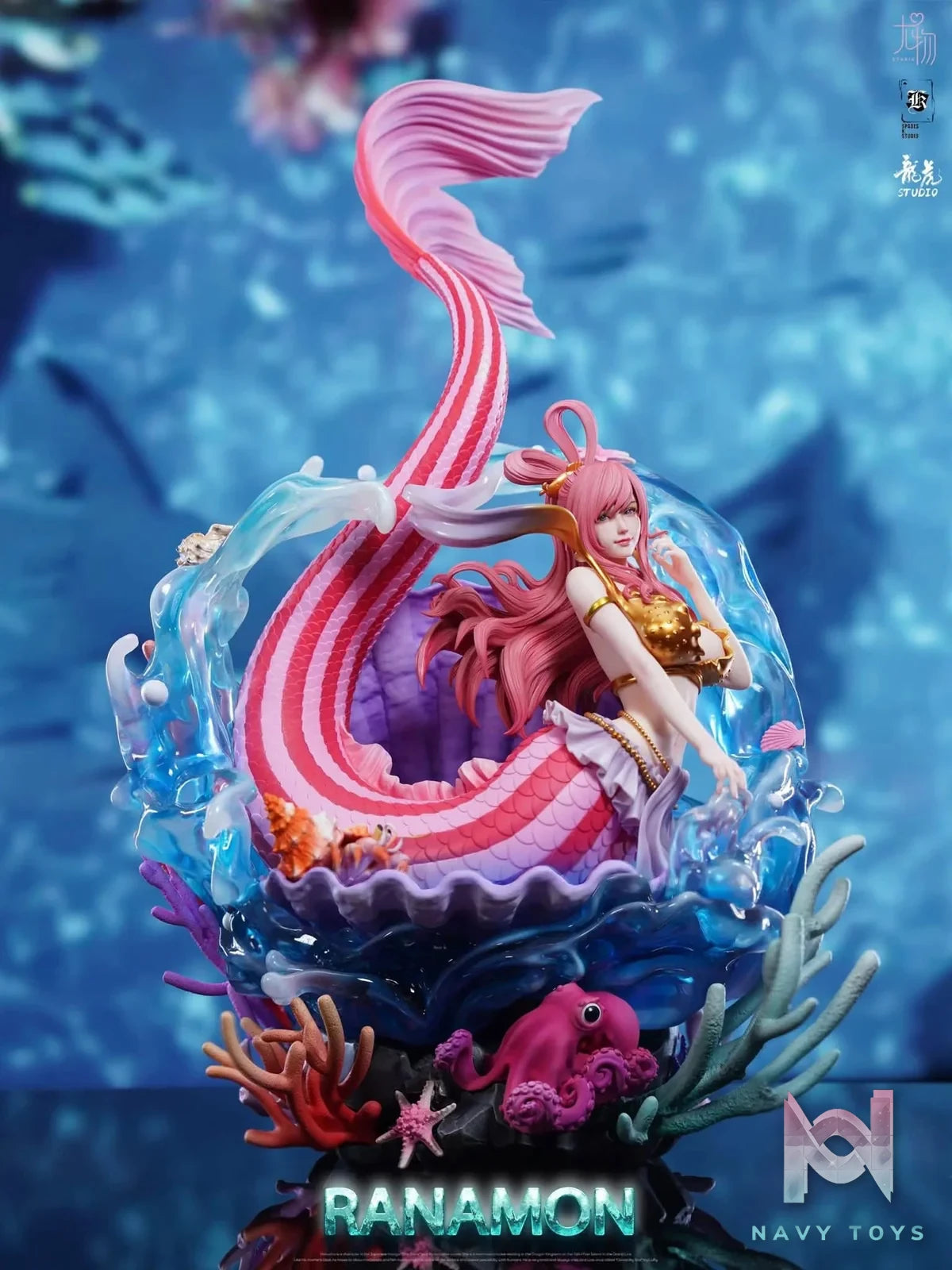Shirahoshi resin statue You Wu Studio x Spades K Studio x Long Hu Studio anime figure