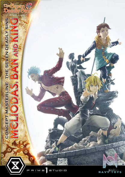 Prime 1 Studio – Concept Masterline The Seven Deadly Sins Meliodas, Ban and King CMNTZ-01 CMNTZ-01DXS (Licensed)