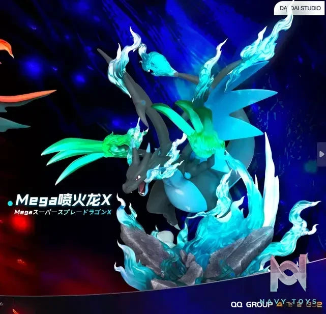 Dai Dai Studio – Pokemon Mega Charizard X & Mega Charizard Y