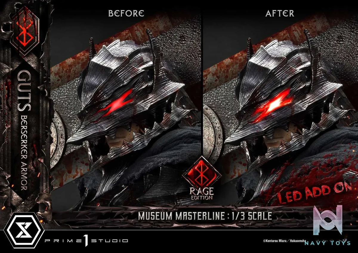 Prime 1 Studio – Museum Masterline Berserk Guts, Berserker Armor Rage Edition MMBR-03 MMBR-03DX MMBR-03DXS (Licensed)