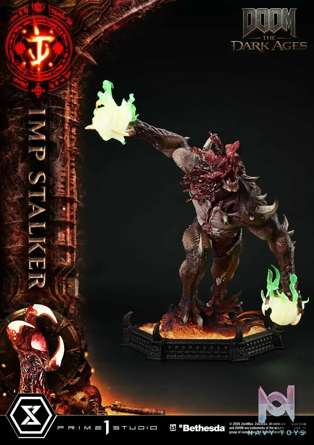 Prime 1 Studio – Ultimate Premium Masterline DOOM: The Dark Ages Imp Stalker UPMDOOM-02 UPMDOOM-02S (Licensed)