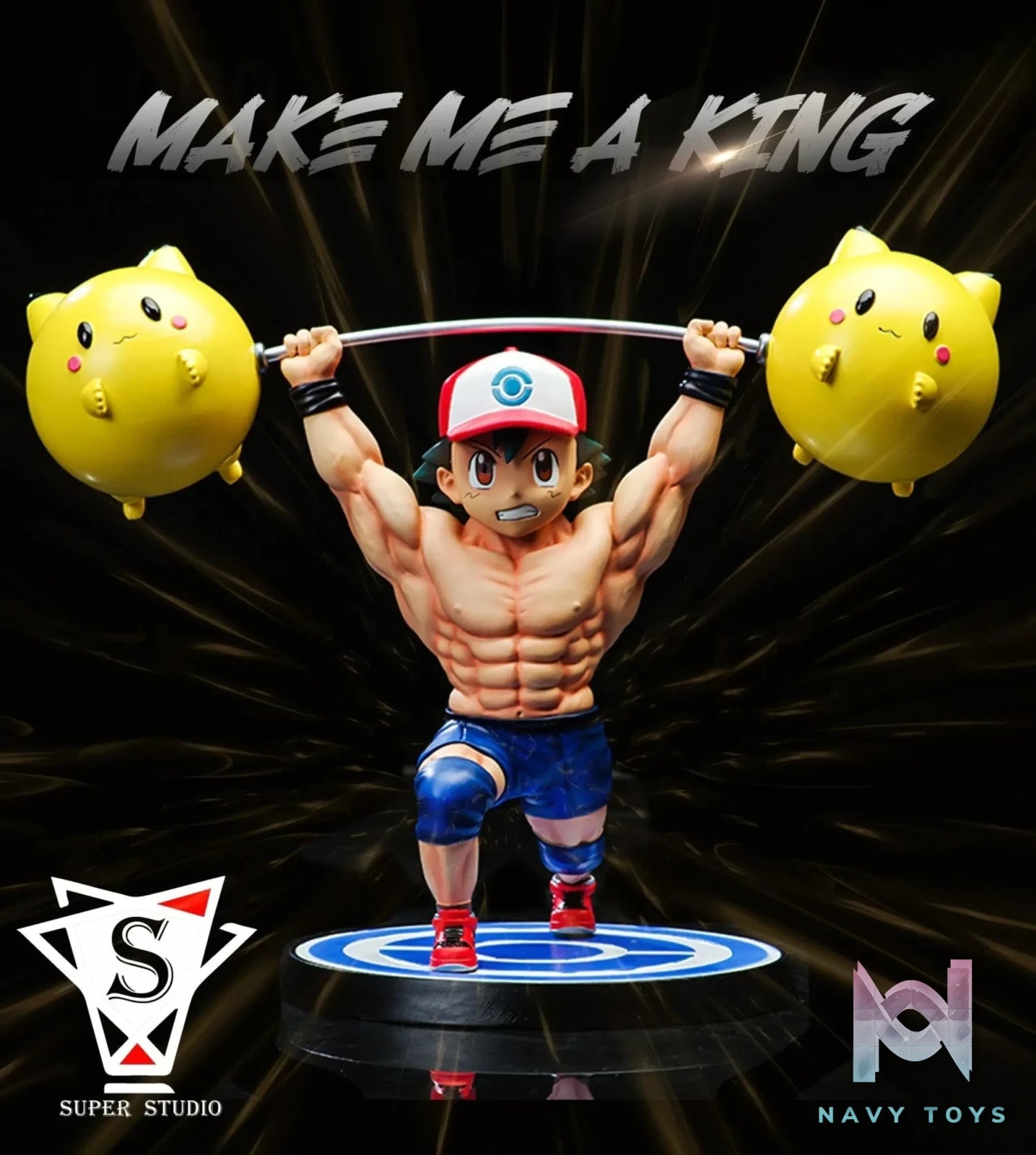 Super Studio – Pokémon Weightlifting Satoshi