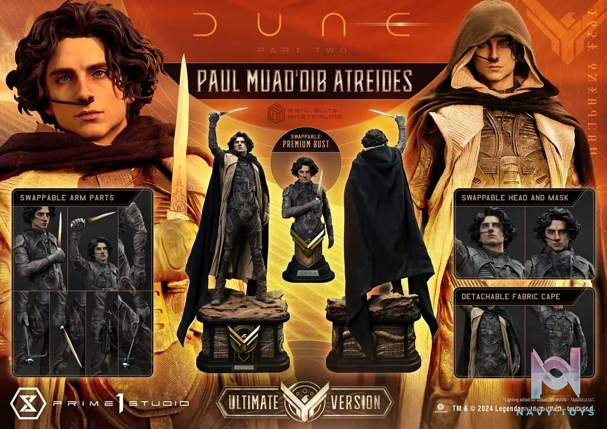 Prime 1 Studio – Real Elite Masterline Dune: Part Two (Film) Paul Atreides REMDUNE2-01 REMDUNE2-01UT REMDUNE2-01UTS (Licensed)