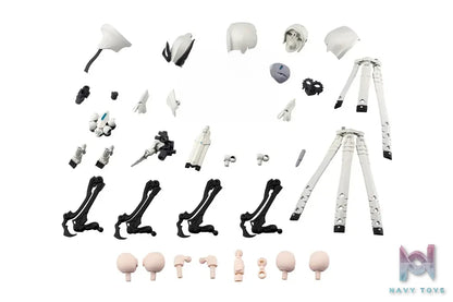 Kotobukiya – MEGALOMARIA UNLIMITED UNIVERSE METAMORPHOSE UNIT EXARMOR WHITE SORCERESS Plastic Model (Licensed)