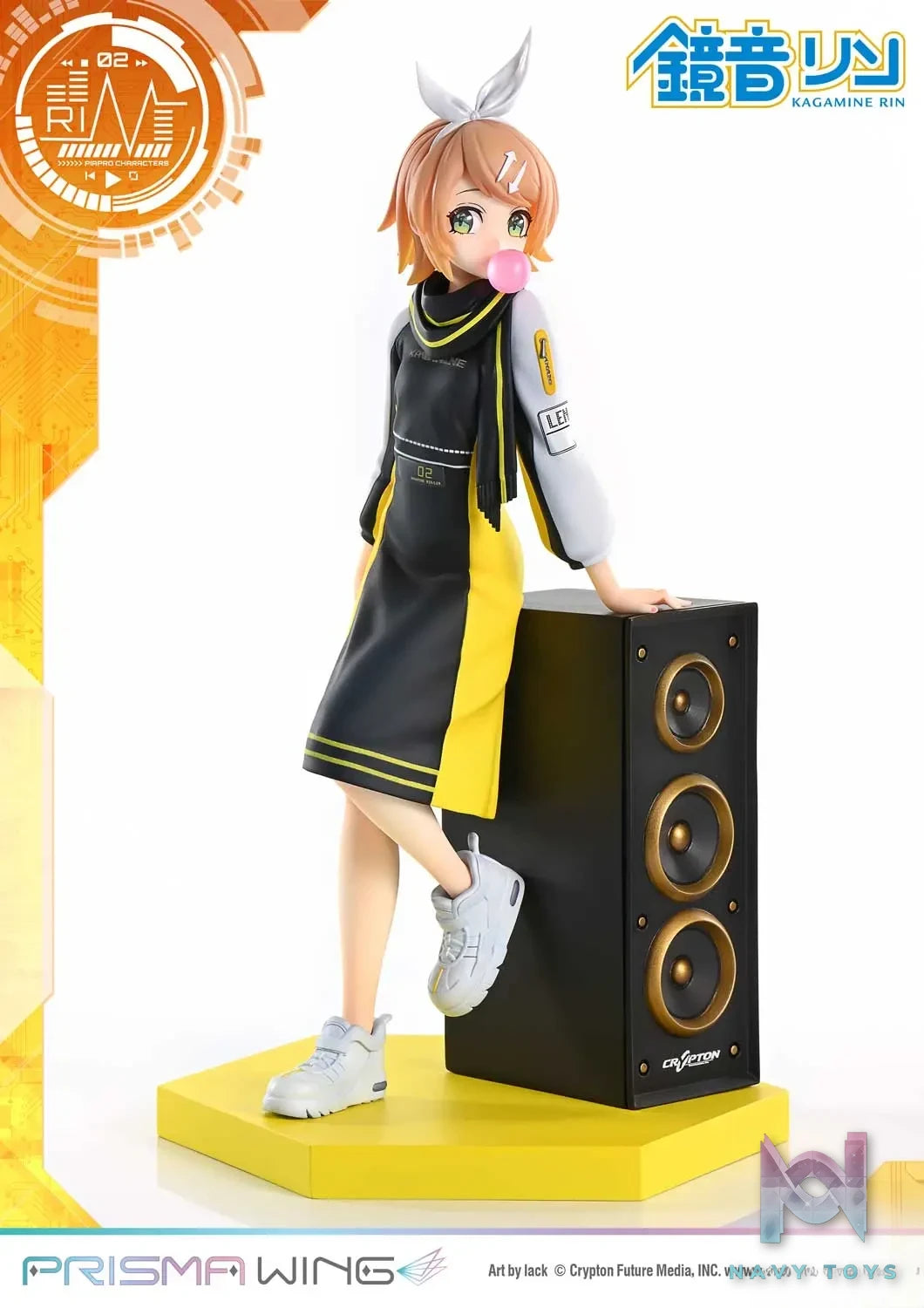 Prime 1 Studio & PRISMA WING Collection – PRISMA WING Piapro Characters Kagamine Rin “Art by lack” 1/7 Scale Pre-Painted Figure PWPCL-03P (Licensed)