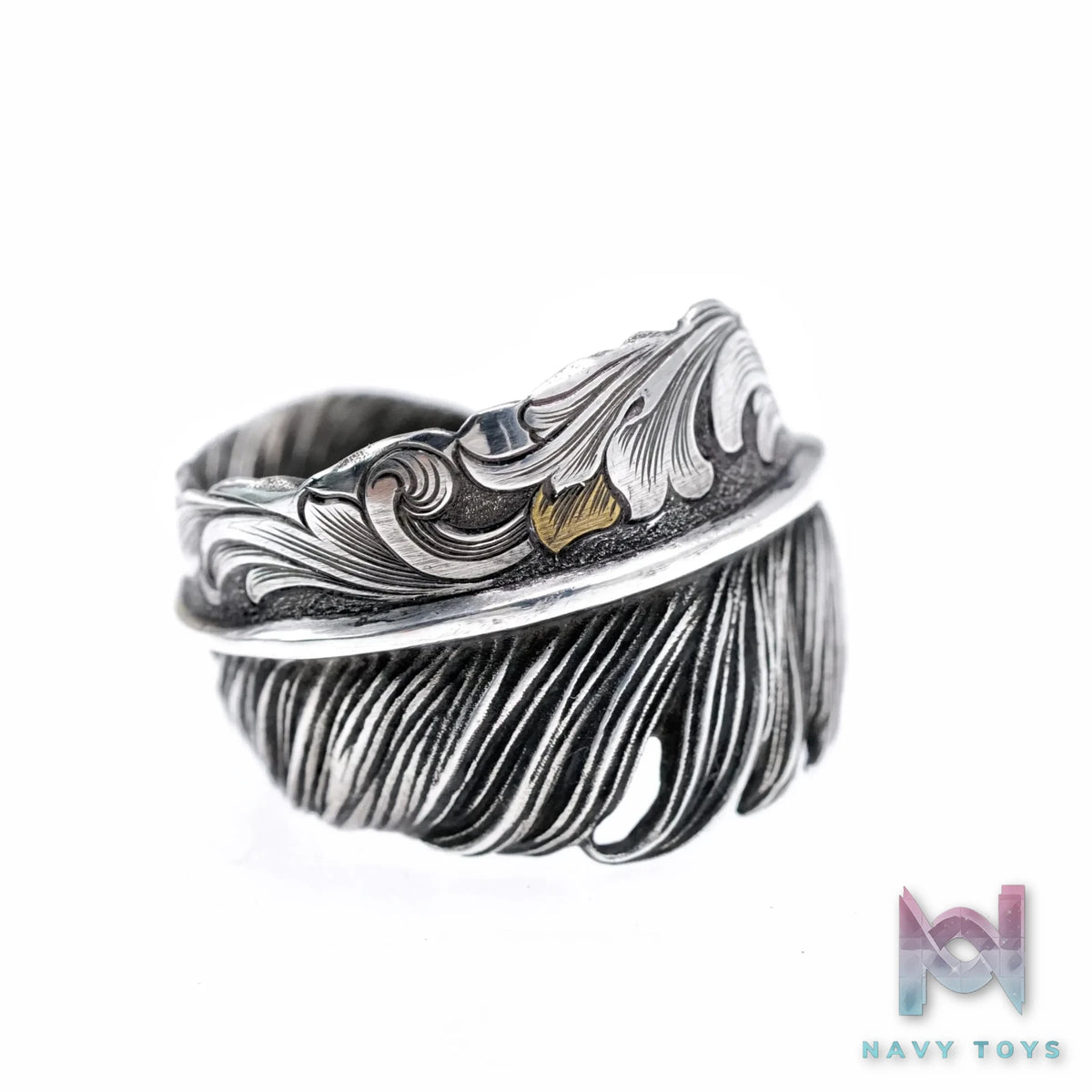 Raven Studio (silver jewelry) – Original Exclusive Design Indian Style Feather Ring Original
